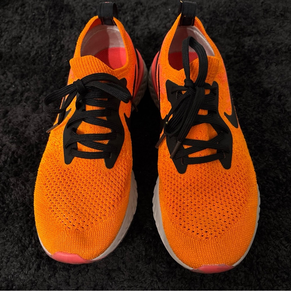 Nike Epic react orange,pink and black 7.5 women